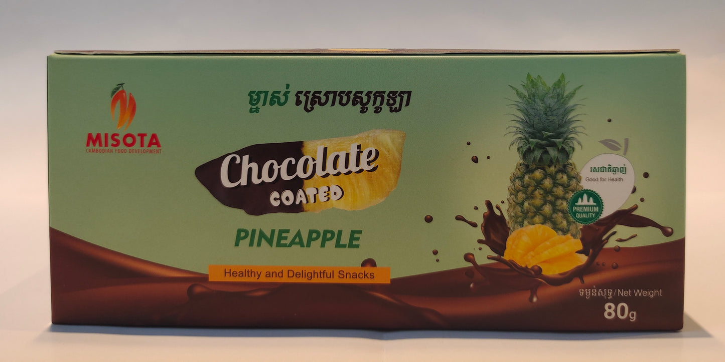 Chocolate Coated Pineapple