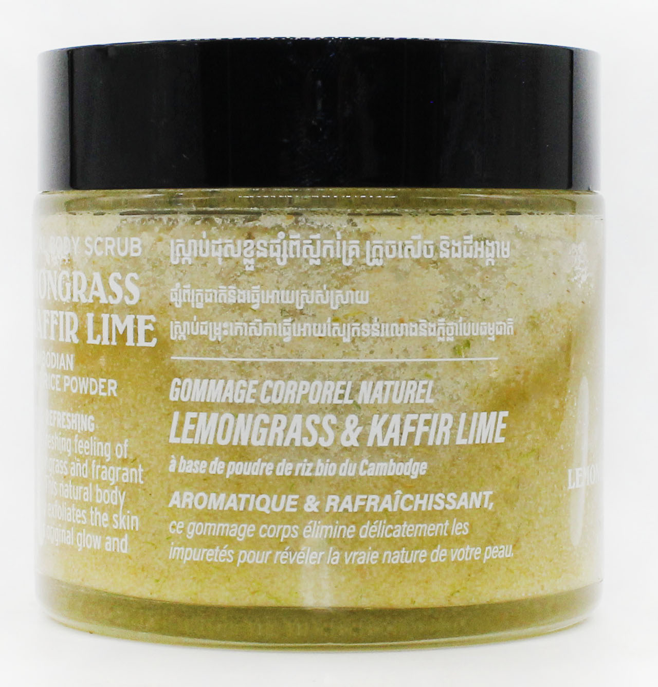 Natural Body Scrub Lemongrass and Kaffir Lime