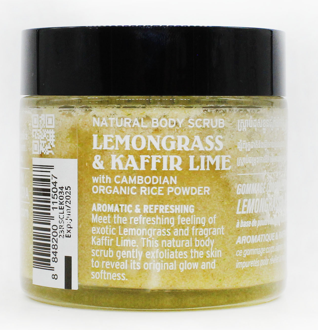 Natural Body Scrub Lemongrass and Kaffir Lime