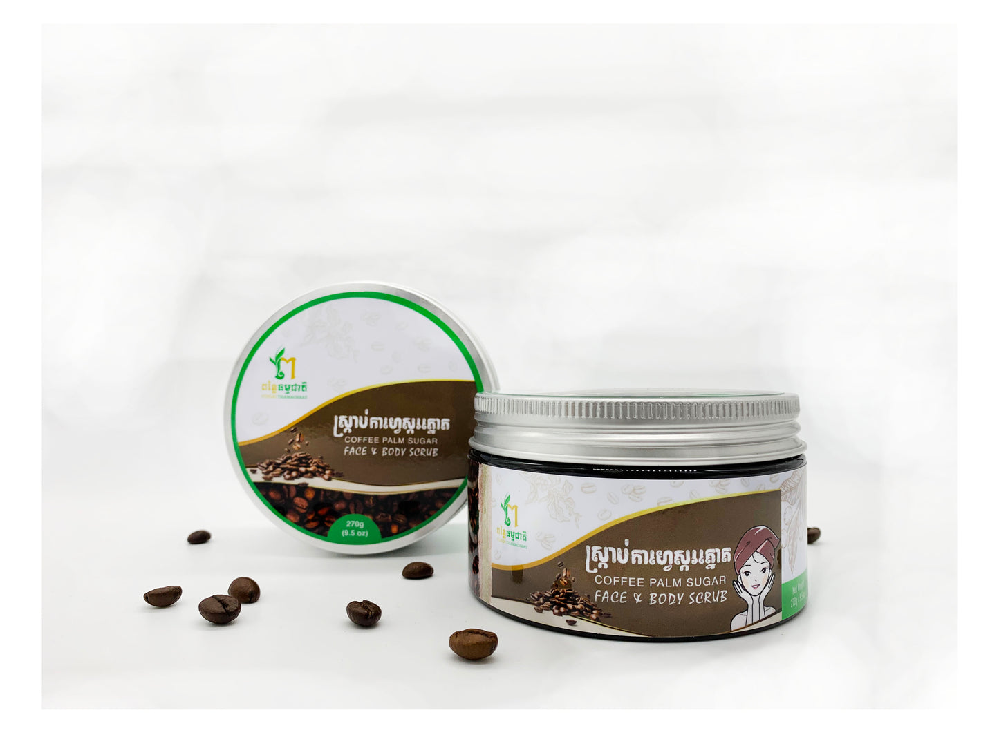 Coffee Palm Sugar Face and Body Scrub