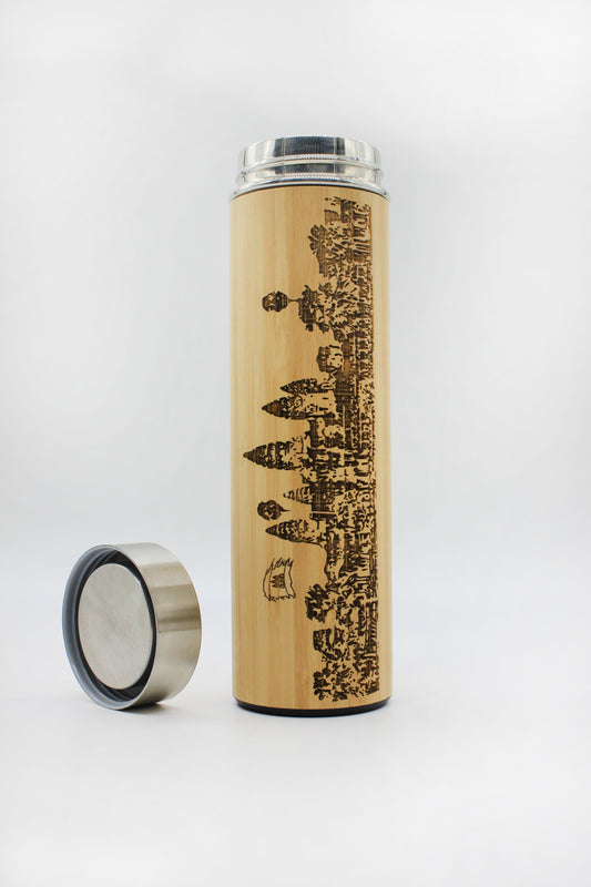 Drinking Bamboo Bottle Stainless Steel