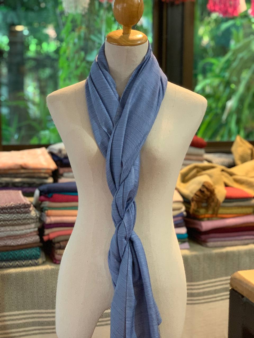 Scarf Cotton Silk 65x180cm