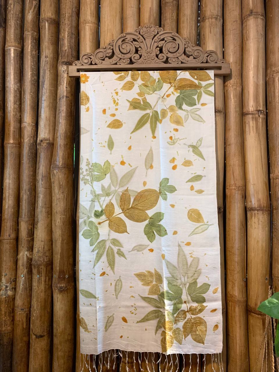 ផាហ៊ំសូត្រ eco print 60cm x 180cm