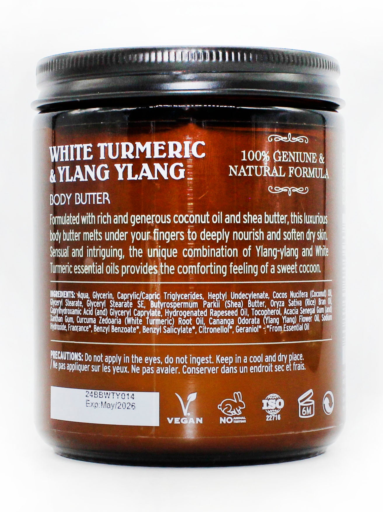 Body Butter White Turmeric and Ylang Ylang