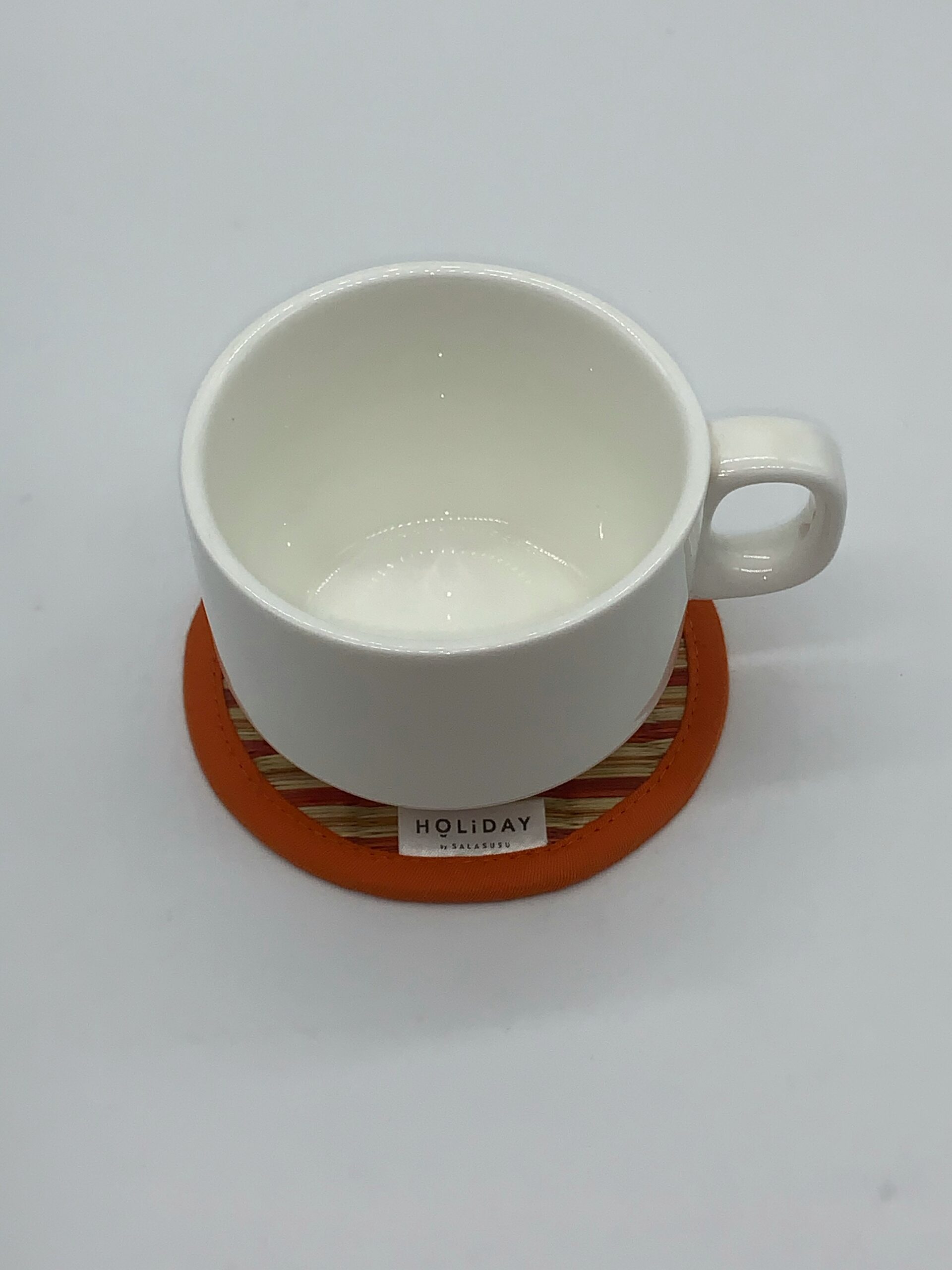 Coaster Round Border Angkor Pagoda Religion Orange - កំរាលកែវពណ៌ទឹកក្រូច 5 Coaster Round Border Angkor Pagoda Religion Orange - កំរាលកែវពណ៌ទឹកក្រូច - Image 5