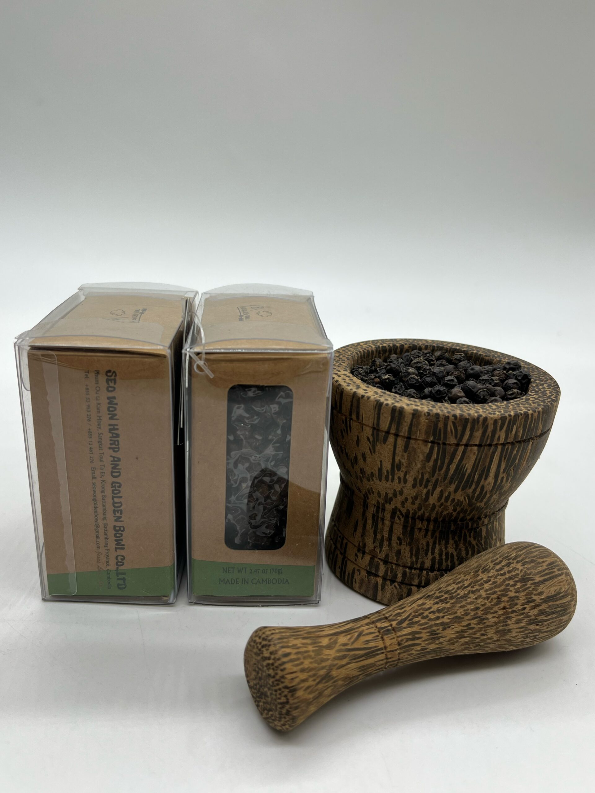 Best Black Pepper Golden Bowl - ម្រេចខ្មៅ 70g 2 Best Black Pepper Golden Bowl - ម្រេចខ្មៅ 70g - Image 2