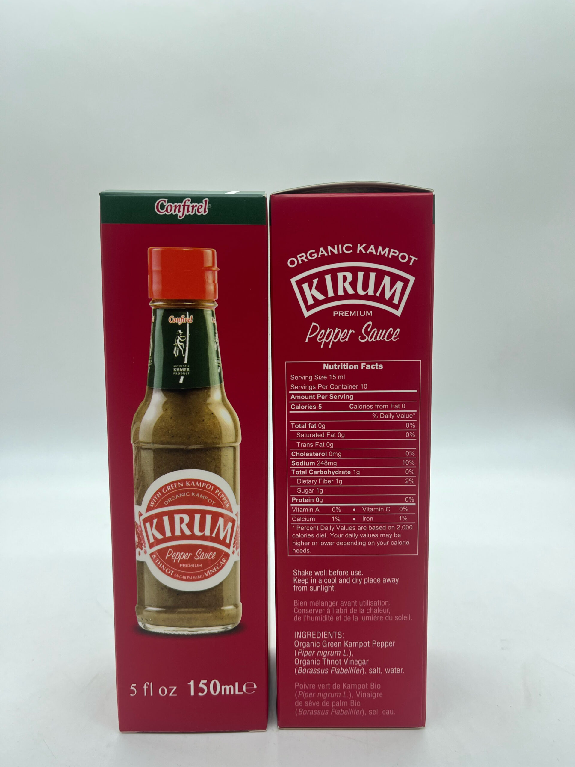 KIRUM Pepper Sauce - ទឹកជ្រលក់ម្រេចខ្ញីកំពតគីរម្យសរីរាង្គ 150ml 2 KIRUM Pepper Sauce - ទឹកជ្រលក់ម្រេចខ្ញីកំពតគីរម្យសរីរាង្គ 150ml - Image 2