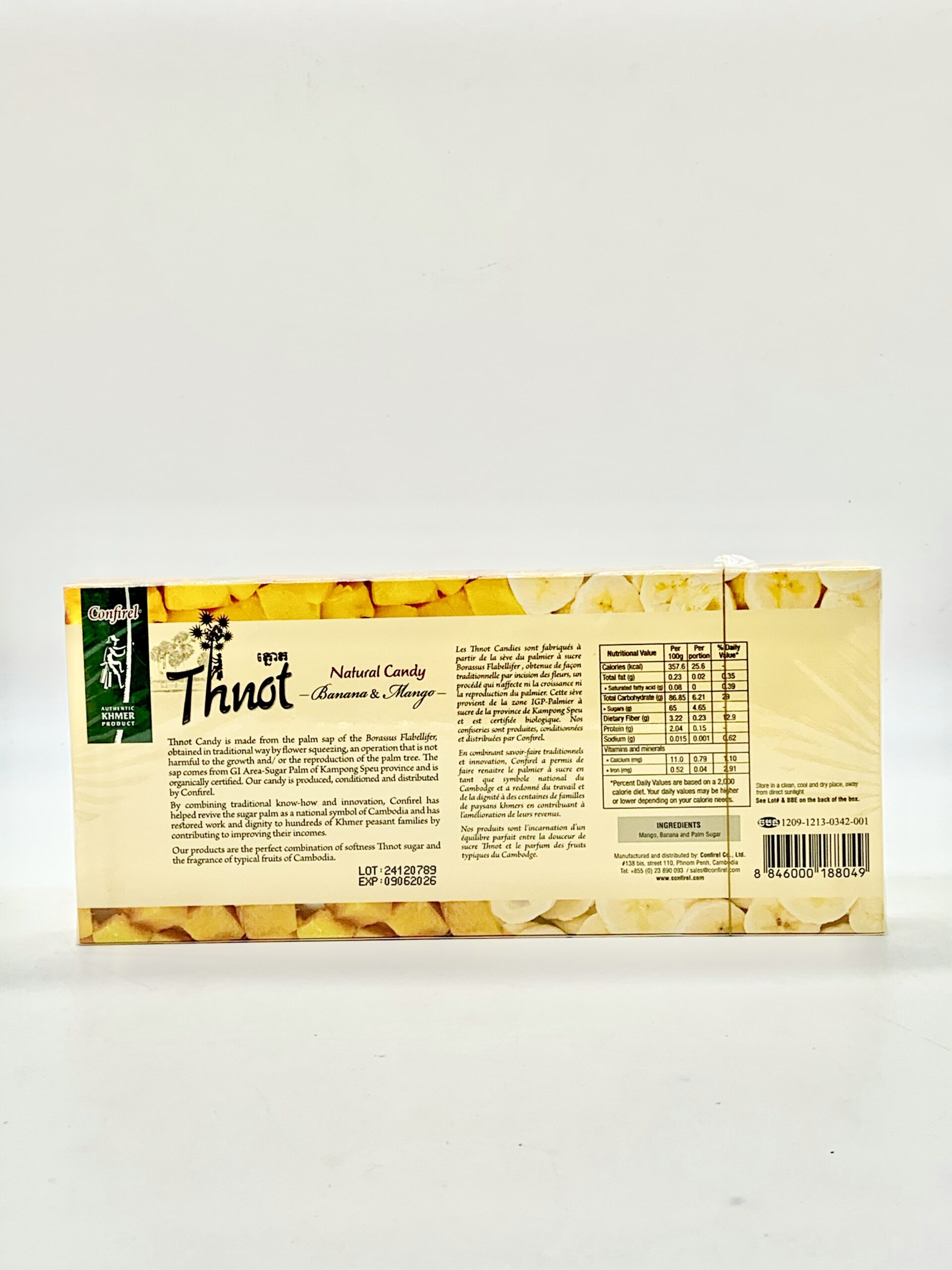 Natural Candy Banana & Mango - ស្ករគ្រាប់ចេកជាមួយស្វាយ 150g 2 Natural Candy Banana & Mango - ស្ករគ្រាប់ចេកជាមួយស្វាយ 150g - Image 2