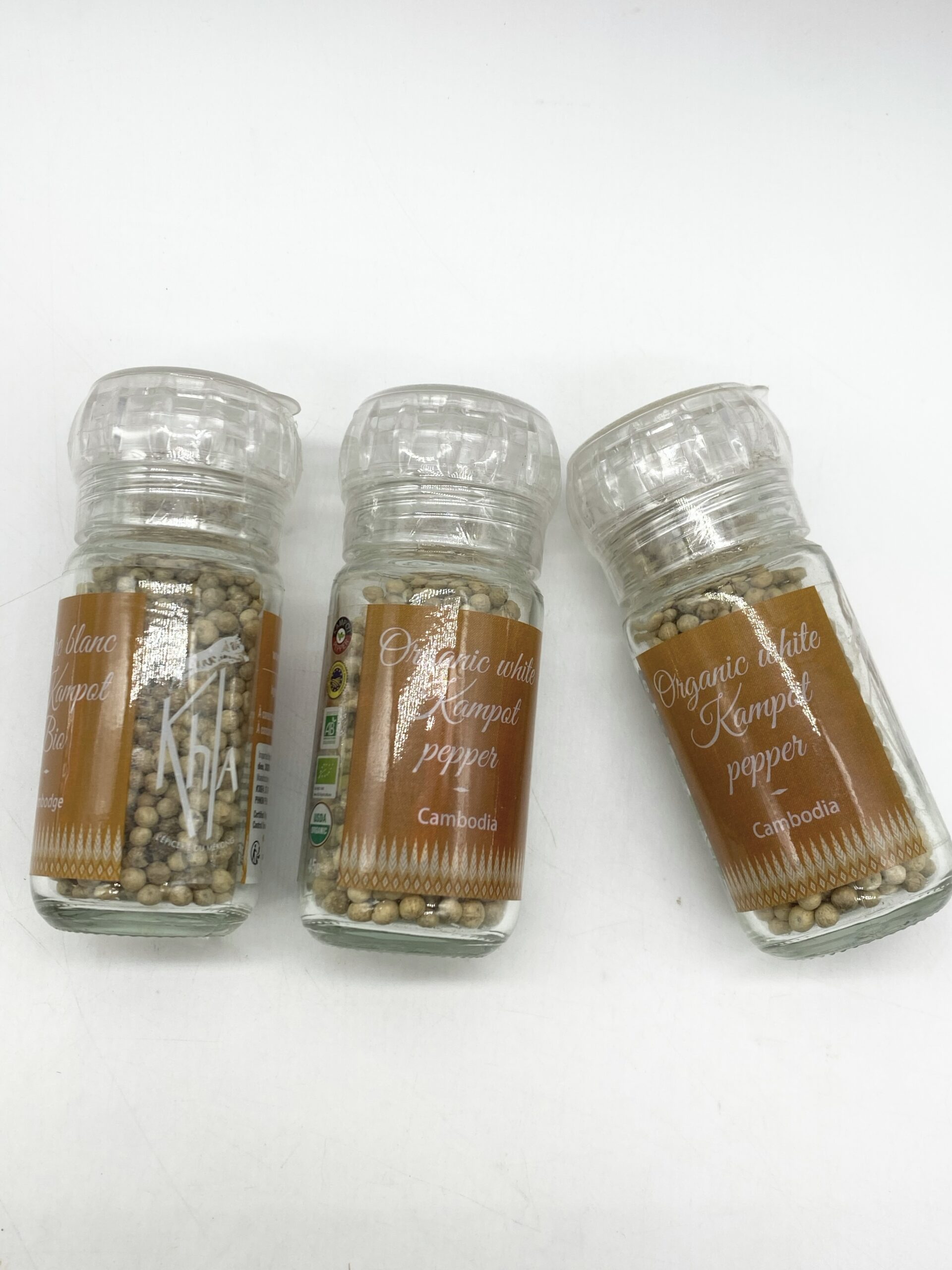 Organic Kampot white pepper Khla - ម្រេចសកំពតដបថ្ម 45g 3 Organic Kampot white pepper Khla - ម្រេចសកំពតដបថ្ម 45g - Image 3