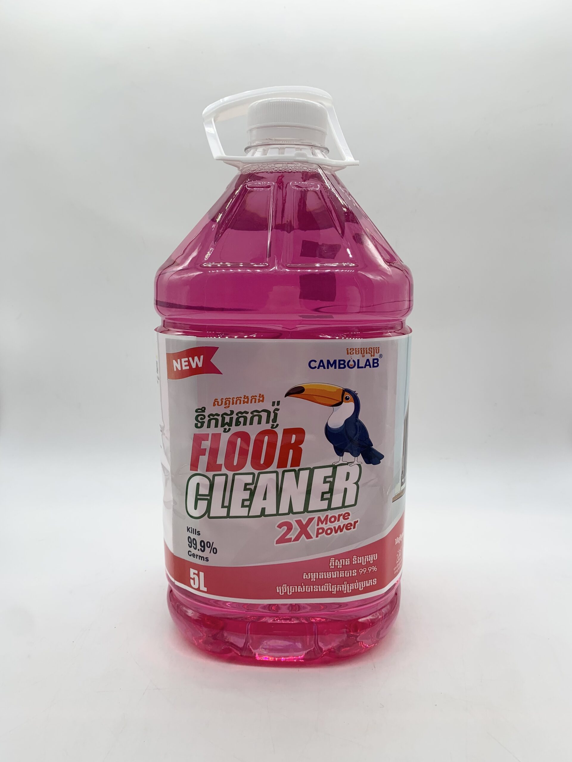 Floor Cleaner - ទឹកជូតការ៉ូ សត្វកេងកង ពណ៏ក្រហម 5L 2 Floor Cleaner - ទឹកជូតការ៉ូ សត្វកេងកង ពណ៏ក្រហម 5L - Image 2
